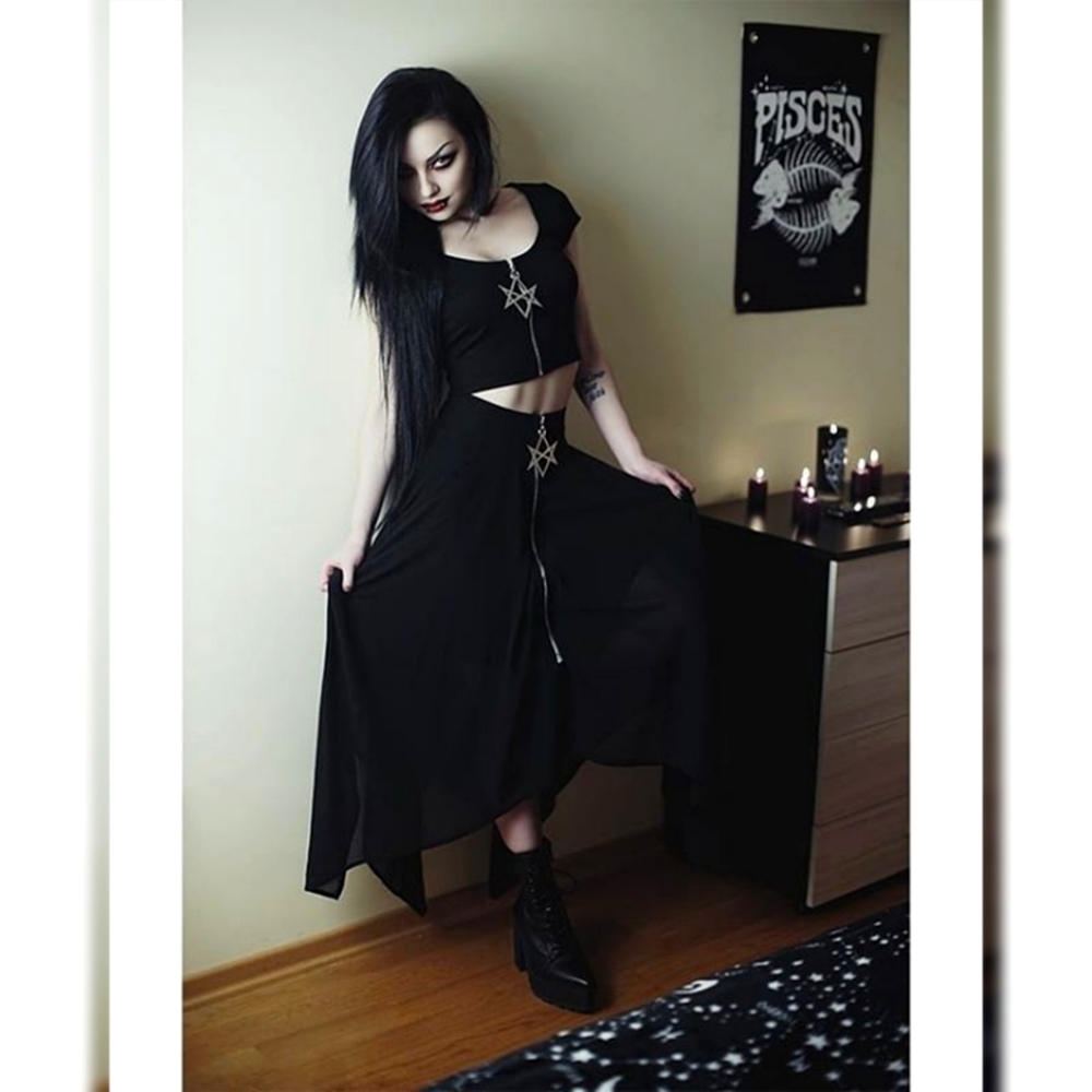 Occult top and skirt set